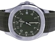 Patek Philippe — Patek Philippe Aquanaut 18K White Gold Khaki Green 42MM 5168G-010 — Watch — resale
