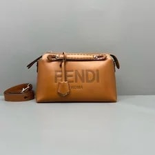Fendi — Fendi By the Way Embossed Logo Versatile Boston - Very Good #SGGP8F — Handbag — resale