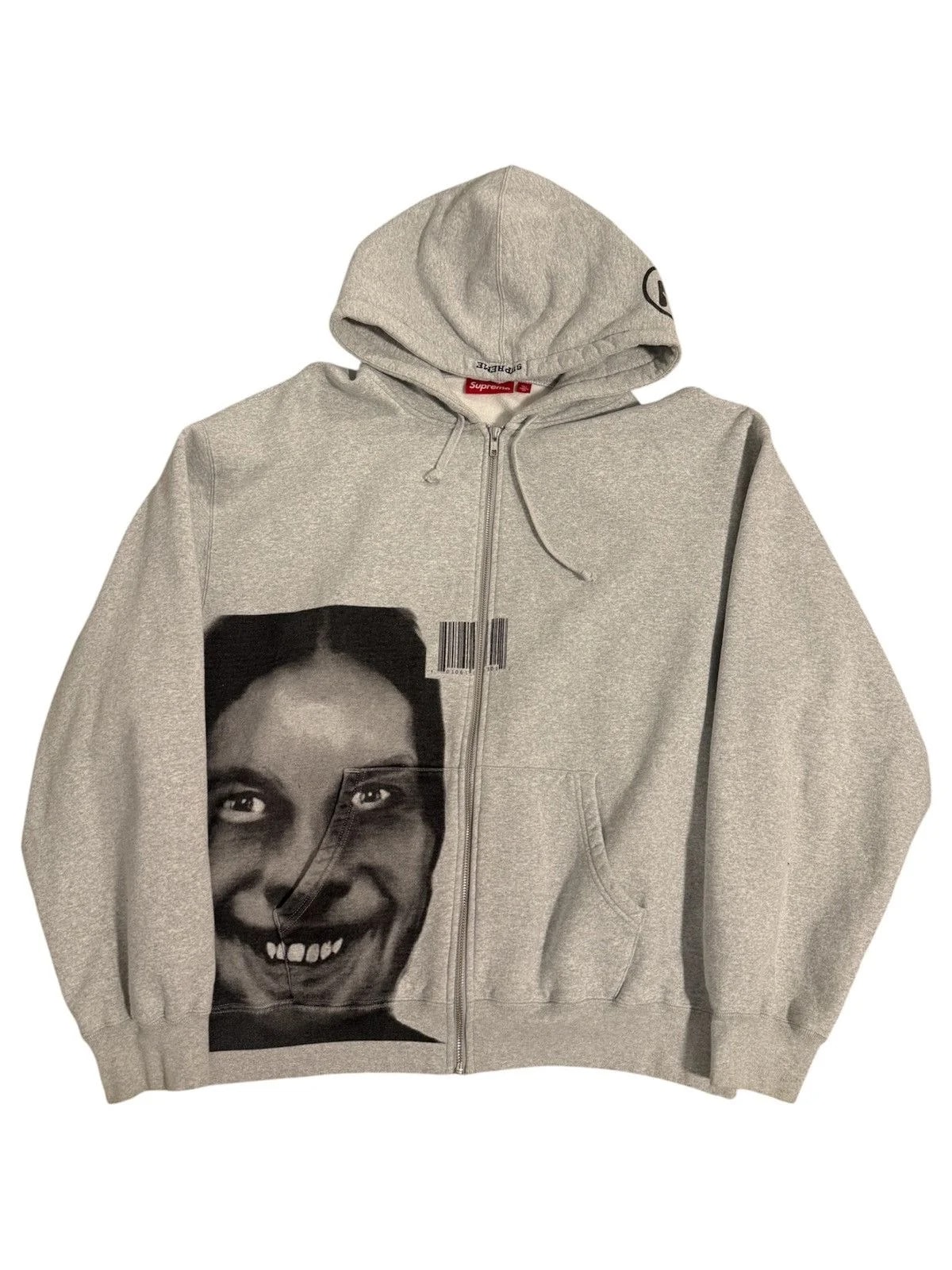 Supreme — Supreme Aphex Twin Zip Up Hooded Sweatshirt — Clothing — resale