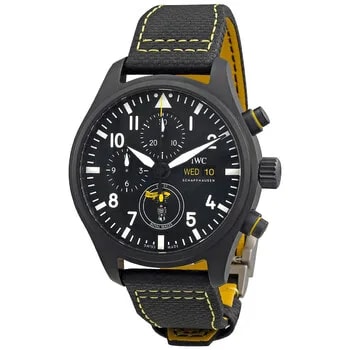 IWC — Pilot Chronograph Royal Maces Automatic Black Dial IW389107 — Watch — resale