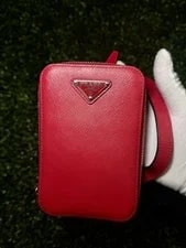 Prada — Prada Harness Crossbody Travel Fuoco in — Handbag — resale