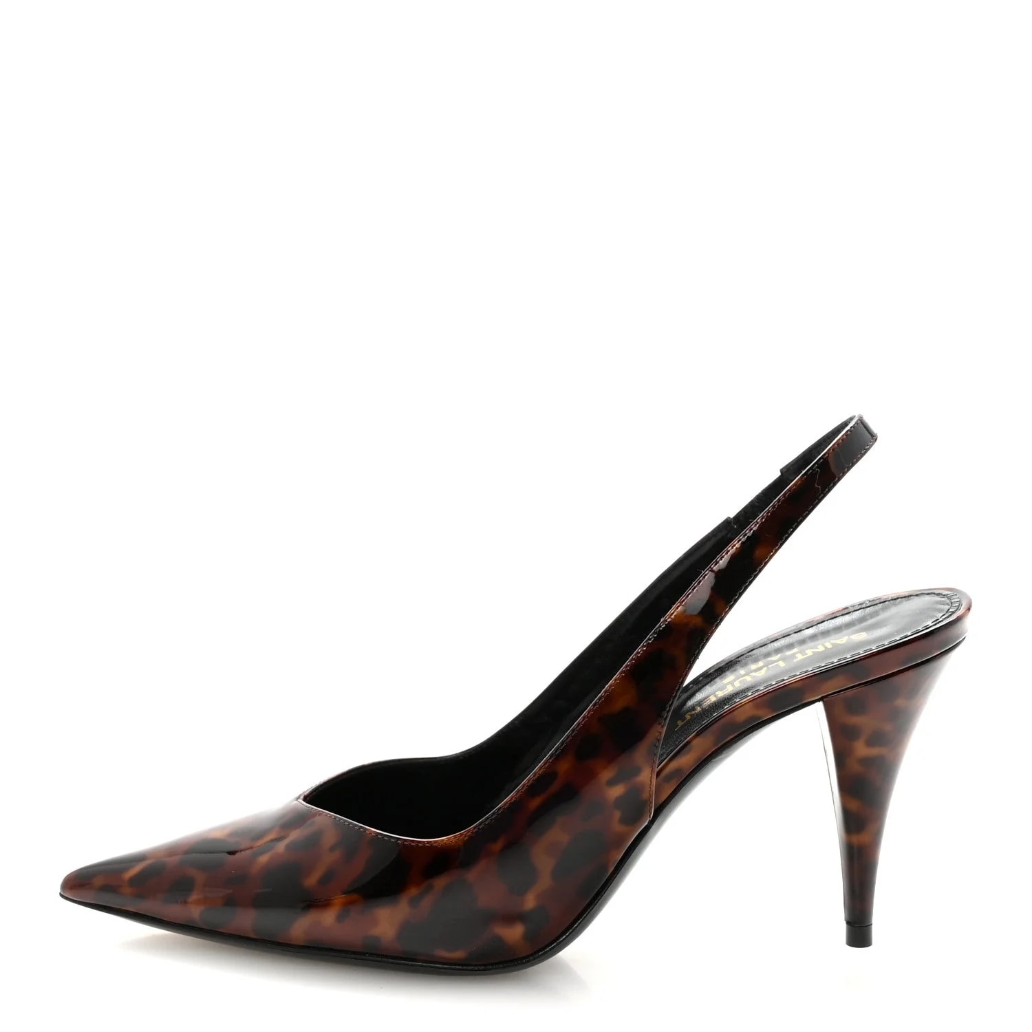 Saint Laurent — Anja 85 36 Manto Naturale — Designer Shoe — resale