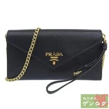 Prada — Prada 2WAY Crossbody Chain Wallet Ladi — Handbag — resale