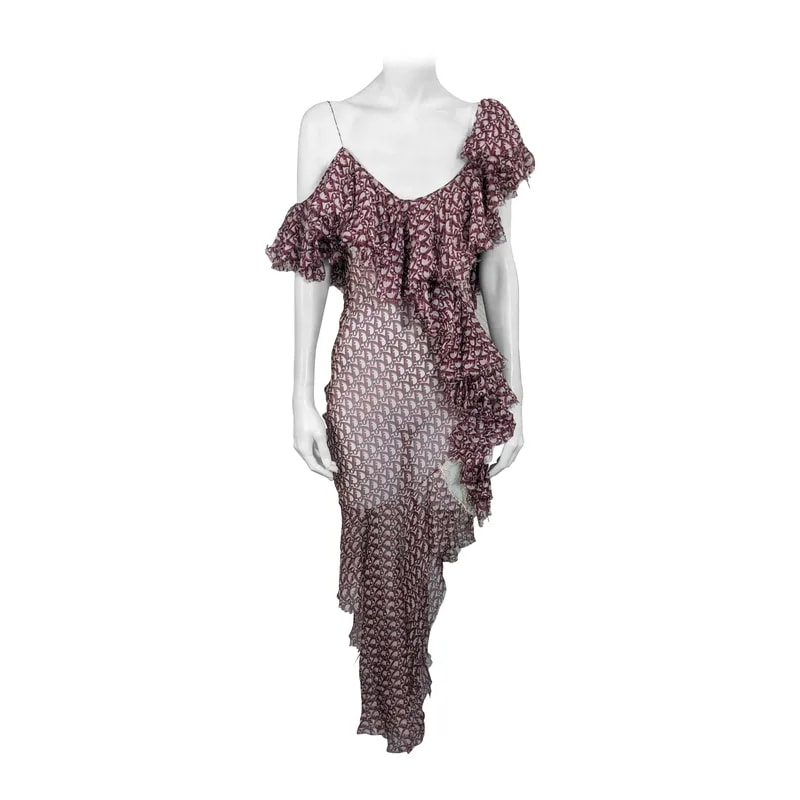 Dior — John Galliano for Christian Dior Printed Dress F/W 2000-2001 — Clothing — resale