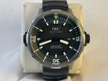 IWC — Excellent IWC Aquatimer 2000, Titanium, Black, IW358002. 46 Mm. Boxes and Papers. New Price Reduction — Watch — resale