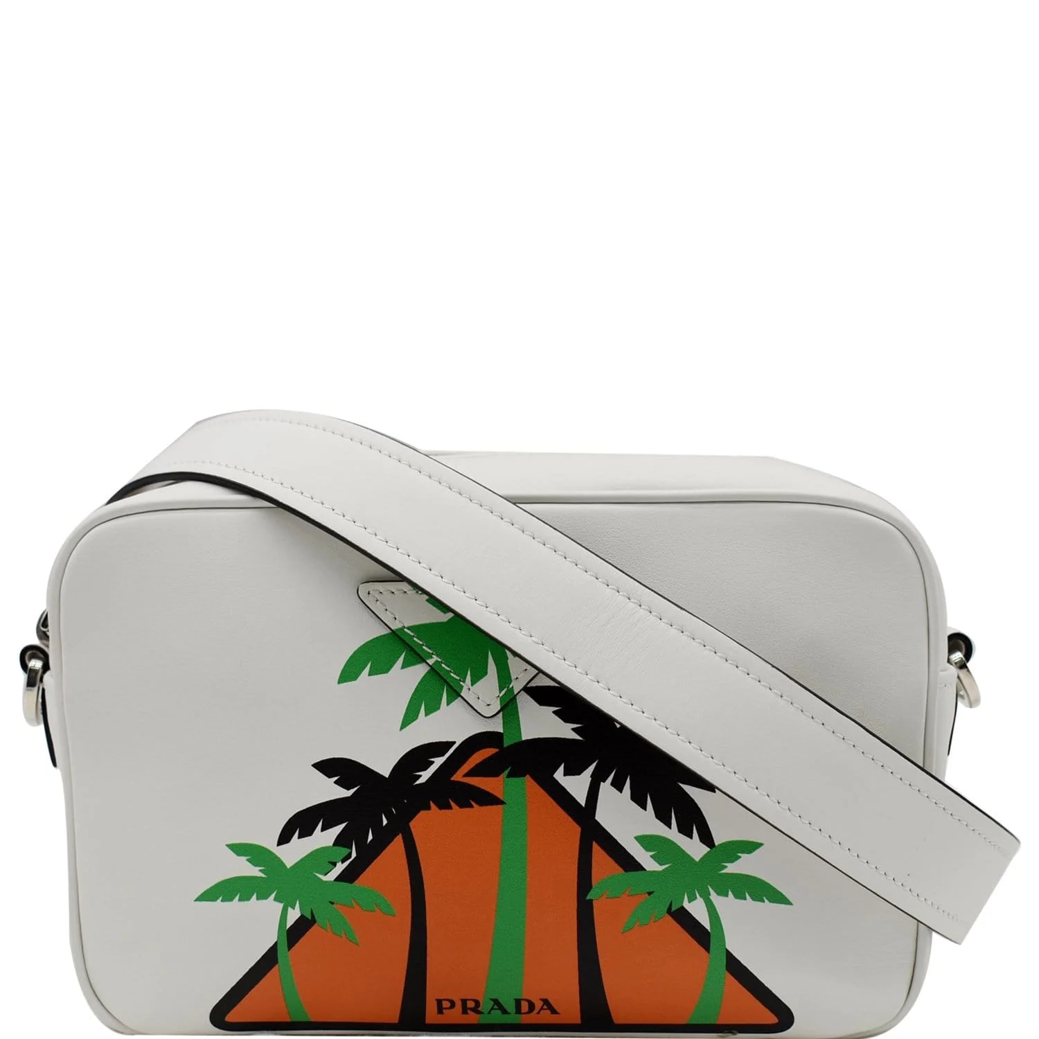 Prada — Prada City Palm Tree Print Camera — Handbag — resale