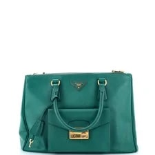 Prada — Prada Front Pocket Double Zip Lux Medium — Handbag — resale
