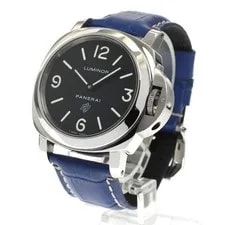 Panerai — Panerai Luminor Base Acciaio PAM01000 44mm SS Black Dial Hand-Wind #C322 — Watch — resale