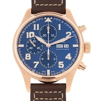 IWC — Pilot le Petit Prince Chronograph Automatic Blue Dial IW377721 — Watch — resale