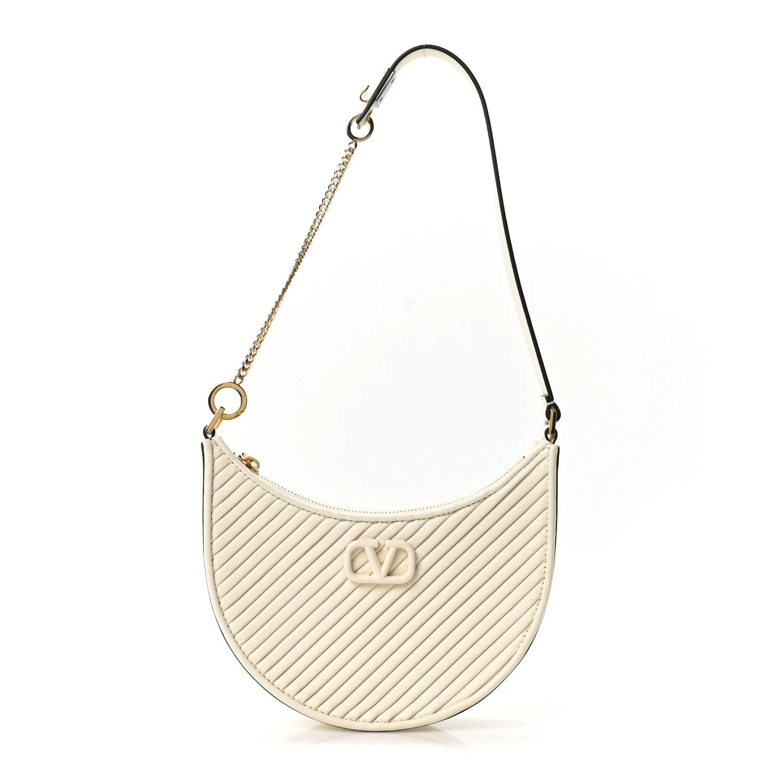 Valentino Garavani — Chevron Mini Vlogo Hobo — Handbag — resale
