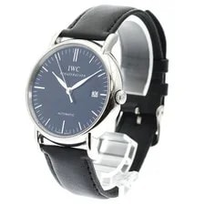 IWC — IWC Portofino IW356308 39mm SS Black Dial Automatic Date #C7267 — Watch — resale
