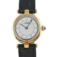 Cartier — Cartier Must Vend Me Vermeil SM W1009854 Quartz White Dial S — Watch — resale