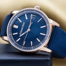 Audemars Piguet — Audemars Piguet Code 11.59 Rose Gold Blue Dial 41mm - AP 15210OR Full Set — Watch — resale