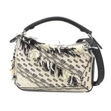 Loewe — Loewe Puzzle Small Anni Albers Hand Cotton 90327213 — Handbag — resale