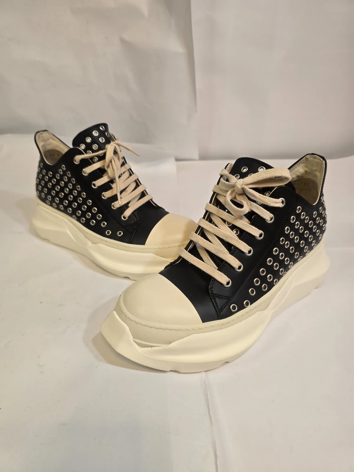 Rick Owens DRKSHDW — Rick Owens Drkshdw Eyelet Abstract Ramones — Sneaker — resale