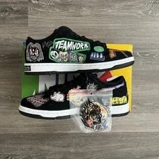 Nike SB — Size 9 - Nike SB Dunk Low Pro X Neckface Dswt — Sneaker — resale