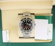 Rolex — 2019 Rolex Red Sea-Dweller 126600 Black Dial SS Oyster With Papers 43mm — Watch — resale