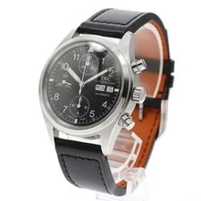 IWC — IWC Pilot's Freelander IW370607 39mm SS/Leather Black #C16632 — Watch — resale