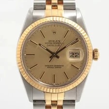Rolex Datejust 36 16013 Ss×yg AT Champagne-Face
