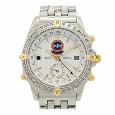 Breitling — Breitling Duograph B15508 Automatic Limited Edition OF 1000 White SS — Watch — resale