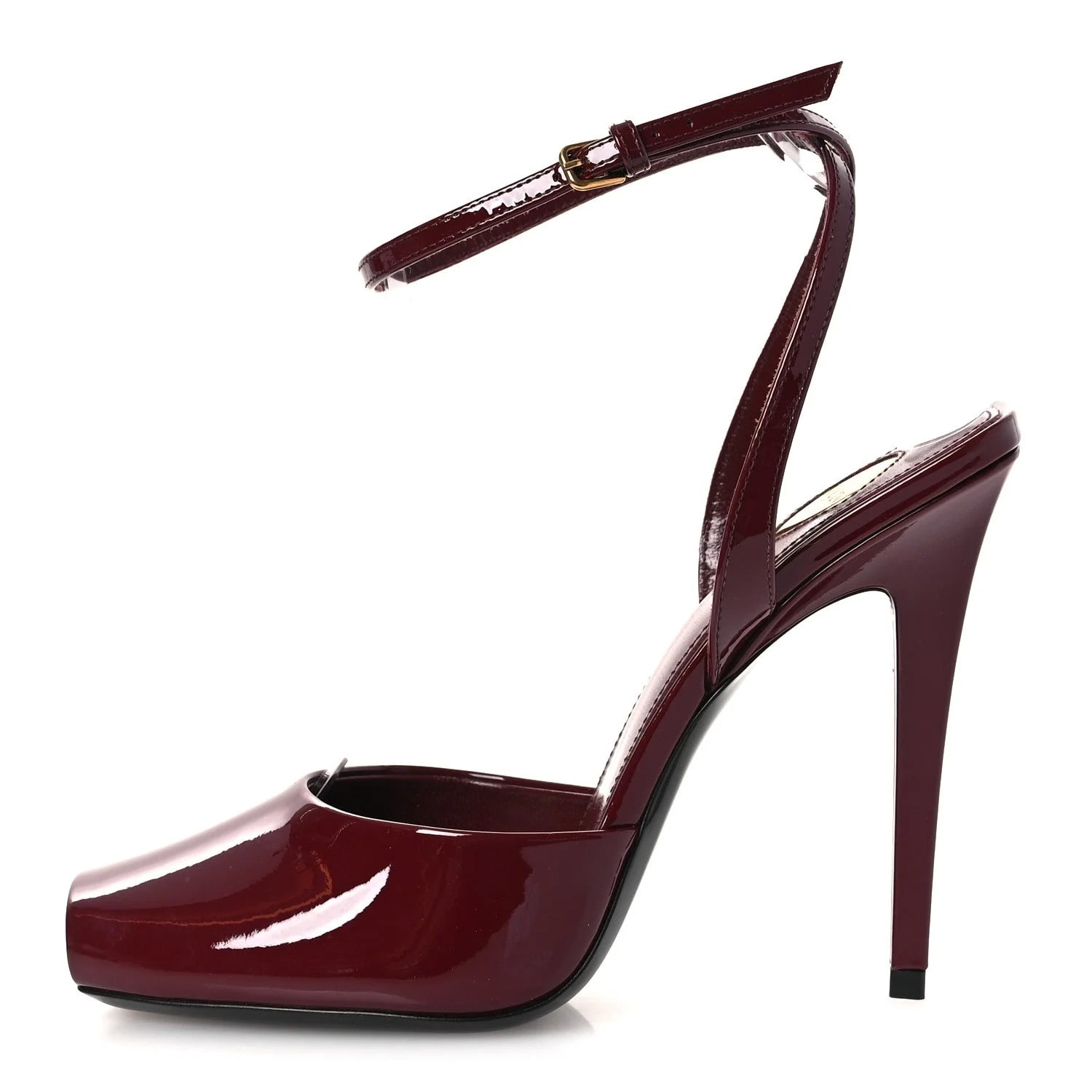 Saint Laurent — la Scandale 110 37.5 Grenat — Designer Shoe — resale