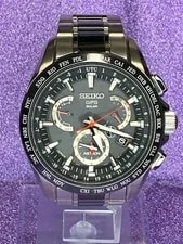 Seiko — Seiko Astron SBXB041 8X53-0AB0 GPS Solar Dual Time Black Dial Titanium — Watch — resale