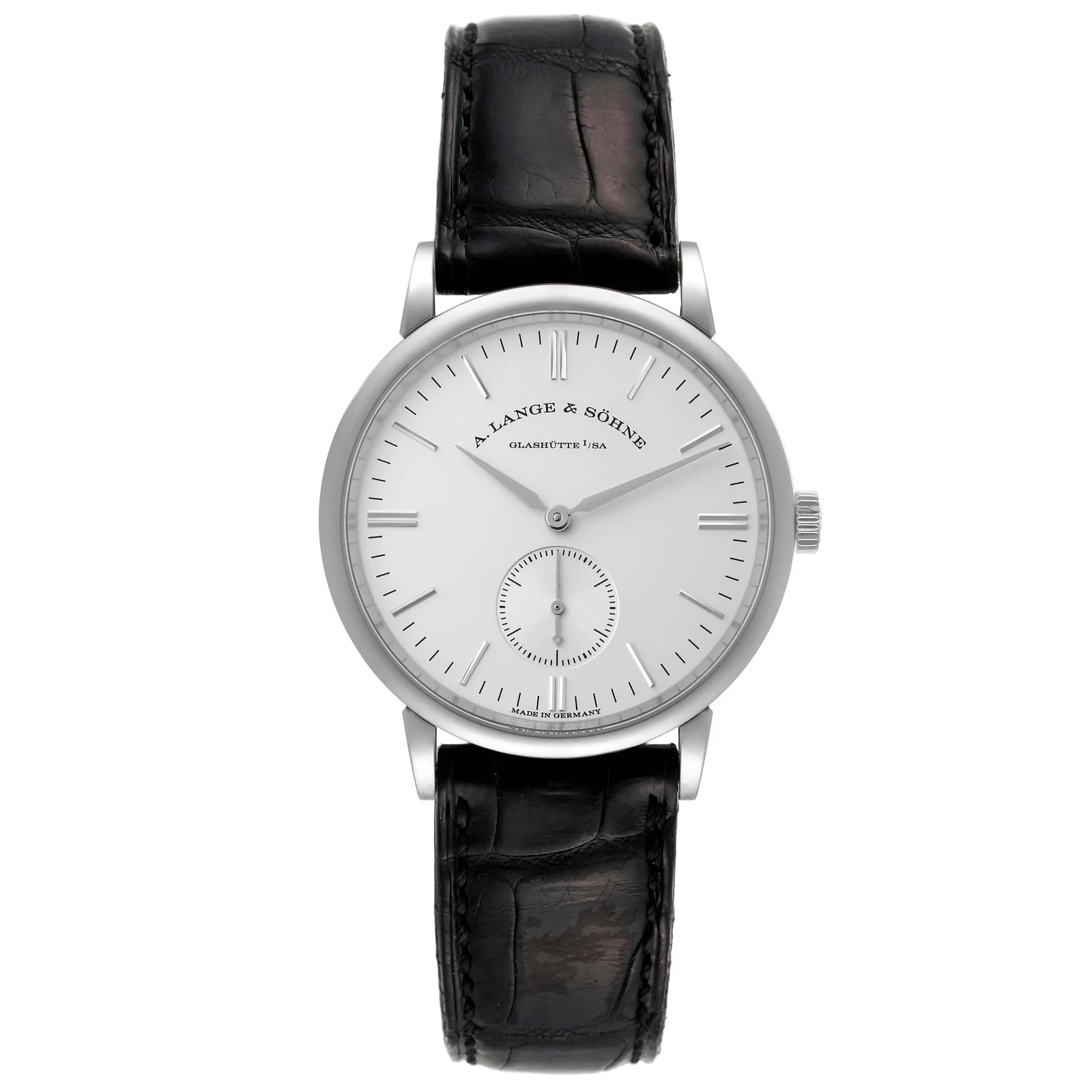 Worldofluxuryus — A. Lange & Söhne Saxonia Manual Wind 18K White Gold ’s — Watch — resale