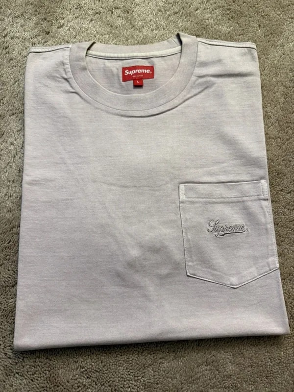 Supreme — Supreme Overdyed Tshirt Large Light — streetwear — resale