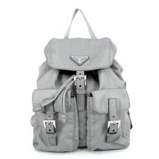 Prada — Prada Vela Mini Backpack Trignale Logo 1BZ677 — Handbag — resale