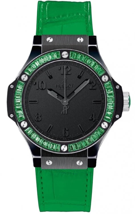 Worldofluxuryus — Hublot Big Bang Tutti Frutti Ceramic & Tsavorites — Watch — resale