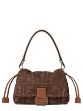Fendi — Fendi Mamma Baguette Medium $3900 Sellier Effect New — Handbag — resale