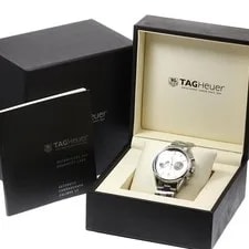 Tag Heuer — TAG Heuer Carrera Jack Heuer CV2119 41mm SS Silver Dial Automatic #C091 — Watch — resale