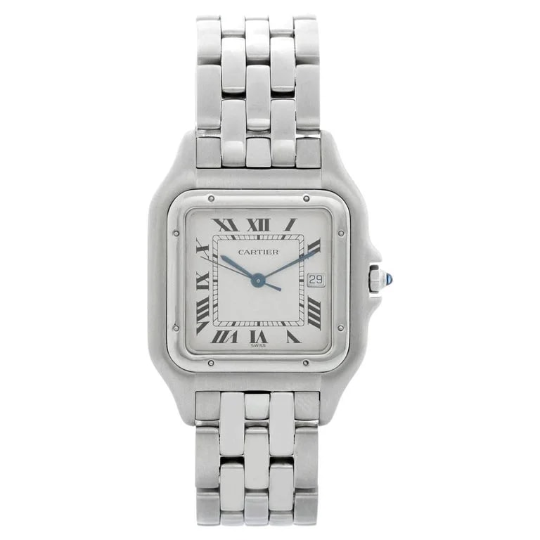 Cartier — Cartier Jumbo Panther Stainless Steel Quartz With Date W25032P5 1300 — Watch — resale