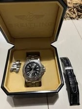Breitling — Breitling Superocean Steelfish A17390 Automatic 44mm Black Dial — Watch — resale