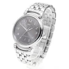 IWC Schaffhausen — IWC Schaffhausen DA Vinci IW356602 40mm SS Gray Dial Automatic Date #C417 — Watch — resale