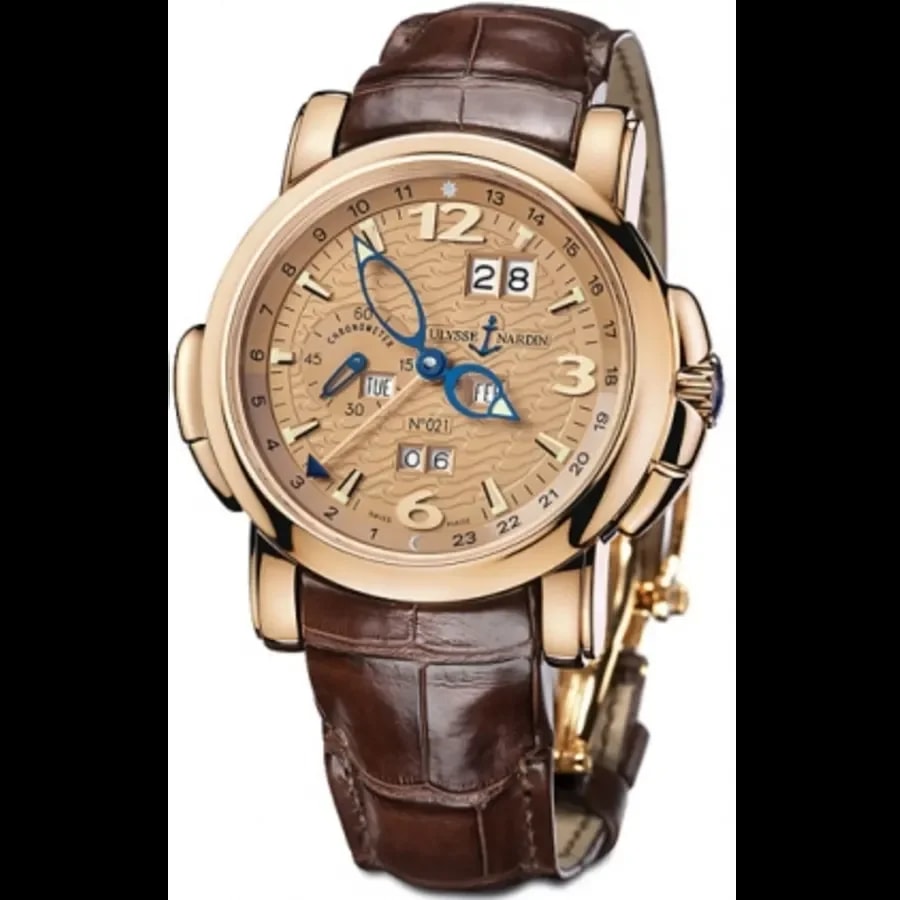 Worldofluxuryus — Ulysse Nardin Classic GMT Perpetual 18K Rose Gold — Watch — resale