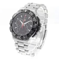 Tag Heuer — TAG Heuer Formula 1 CAH1010 44mm SS Black Dial Quartz Chronograph Date #C668 — Watch — resale