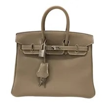 Hermès — Hermes Birkin 25 W Stamp Etoupe Hardware #OK064 — Handbag — resale