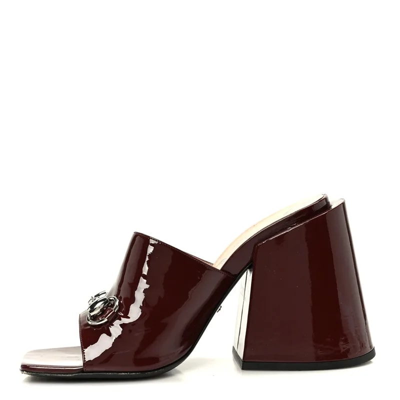 Gucci — Lexi Horsebit High- Slide — Designer Shoe — resale