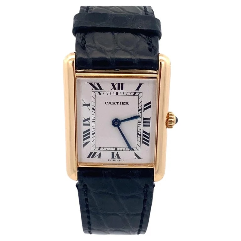 Cartier — Cartier Tank 18K Yellow Gold Quartz Circa 1980-1990 — Watch — resale