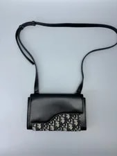 Dior — Dior Saddle Fabric Print Oxhide Crossbody — Handbag — resale