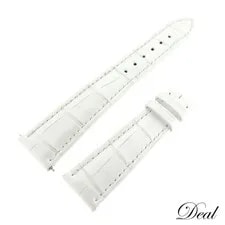 Patek Philippe — Patek Philippe White Leather Belt Unused Genuine Leather Accessories From J — Watch — resale