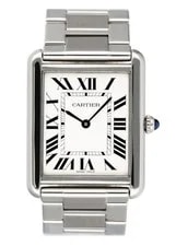 Cartier — Cartier Tank Solo Large W5200014 Silver Dial Box Papers — Watch — resale
