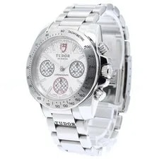 Tudor — Tudor Sports Line 20300 41mm SS Silver Dial Automatic Chronograph Date #C254 — Watch — resale