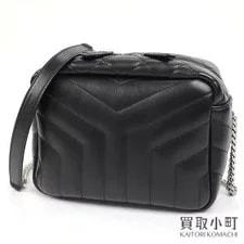 Yves Saint Laurent — Yves Saint Laurent LOU Camera Bowling Y Stitch Quilted Crossbody Has — Handbag — resale