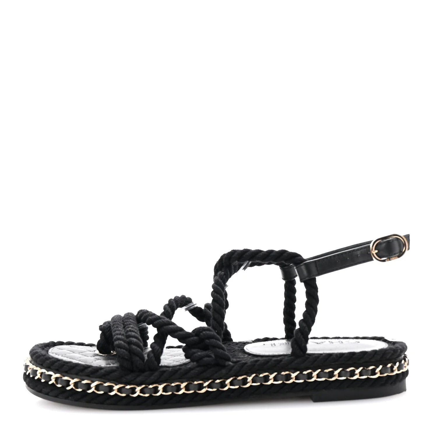 Chanel — Cord Chain CC 37 — Designer Shoe — resale
