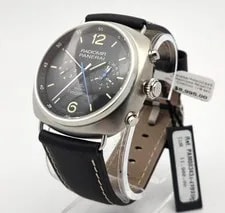 Panerai — Panerai PAM00343 Regatta Titanio 1/8 Split-Second Limited 500 Excellent! Video! — Watch — resale