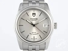 Tudor — ** Tudor Glamour Date 36 Silver Dial SS Automatic 55000 W/ Papers — Watch — resale