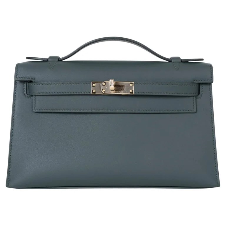 Hermès — Hermes Mangrove Kelly Pochette PBhw — Handbag — resale