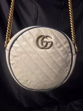 Gucci — Gucci GG Marmont Mini Round — Handbag — resale